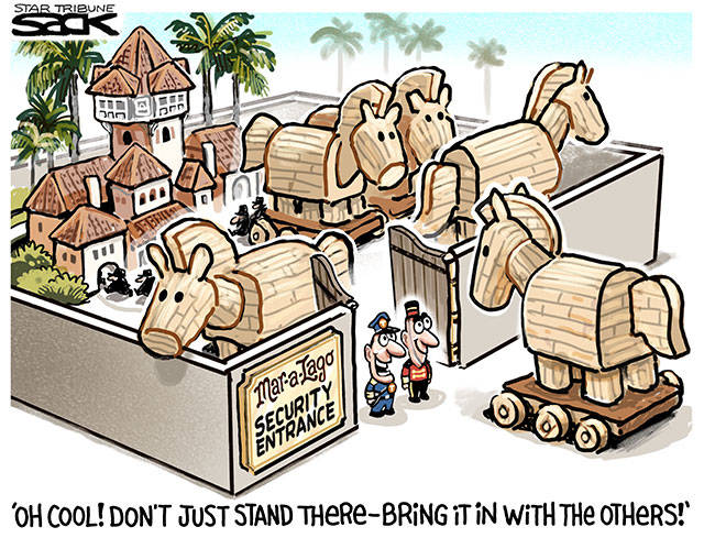 Trump’s 115th week in office | In cartoons