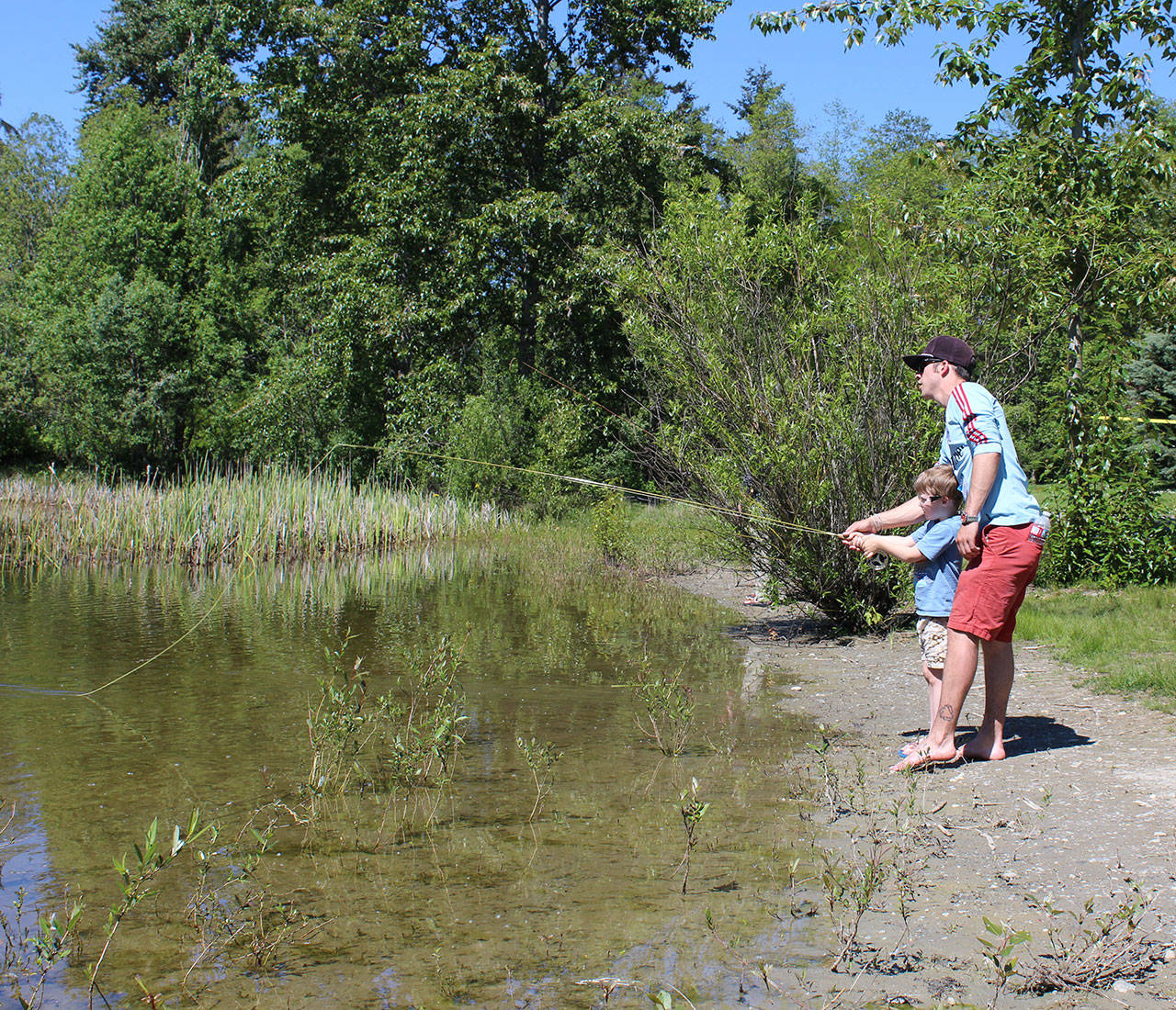 Bainbridge youngsters can have fun learning the art of fly fishing during a Youth Fly Fishing Expo on Sunday, May 19 at Battle Point Park.                                (Photo courtesy of Eric Matthews)