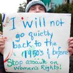 ‘Ban the Bans’ pro-choice protest comes to Bainbridge