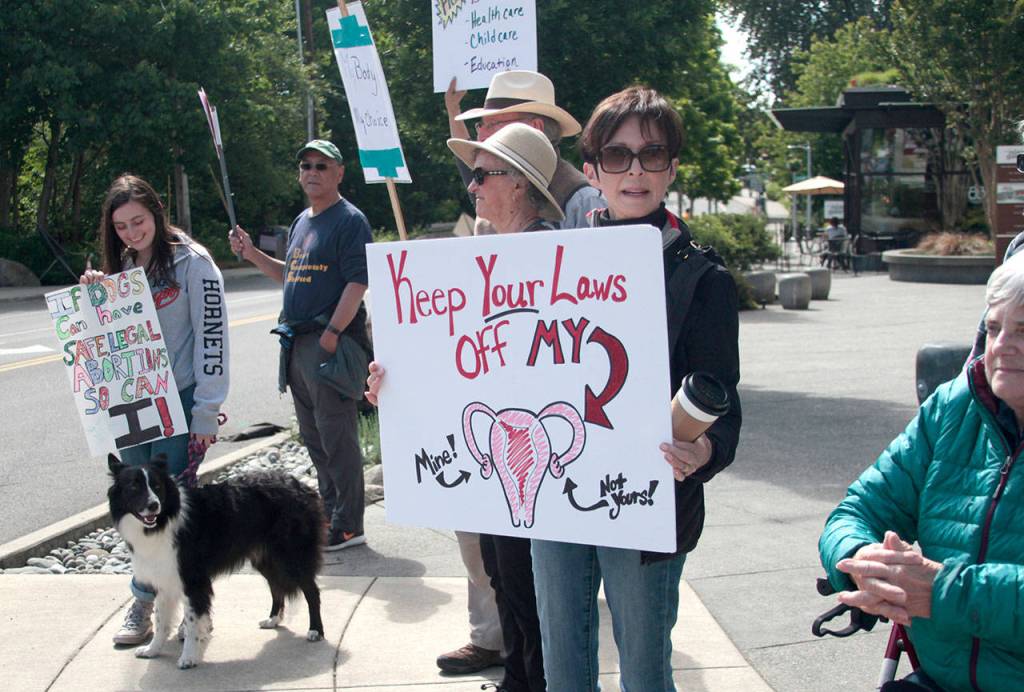 Pro-choice rally takes to Winslow waypoint protesting radical abortion laws | Photo gallery