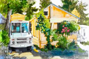 Icons of ’Vanishing Bainbridge’ captured, preserved on the wall at Winslow gallery