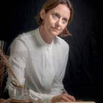 Photo courtesy of Steve Stolee | Jennifer Hodges as Emily Dickinson in The Belle of Amherst, written by William Luce and directed by Steve Stolee, an Island Theatre production.