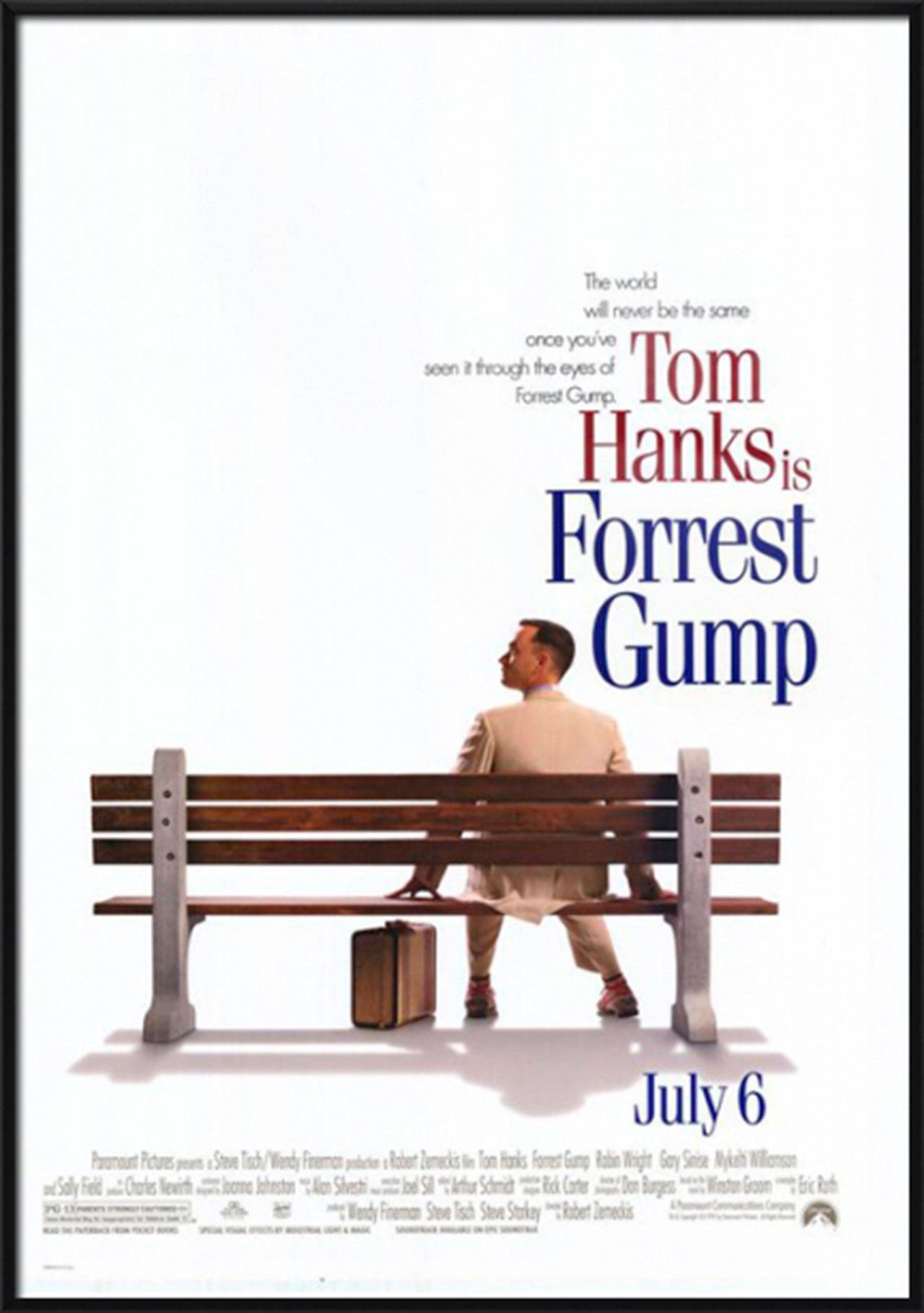Image courtesy of Paramount Pictures | The award-winning historical comedy-drama Forrest Gump will return to the big screen at 7 p.m. Sunday, June 23 for a special 25th anniversary screening at Bainbridge Cinemas.