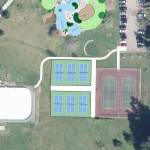 Image courtesy of the Bainbridge Island Metropolitan Park & Recreation Distric | Proposed location of new pickleball courts at Battle Point Park.