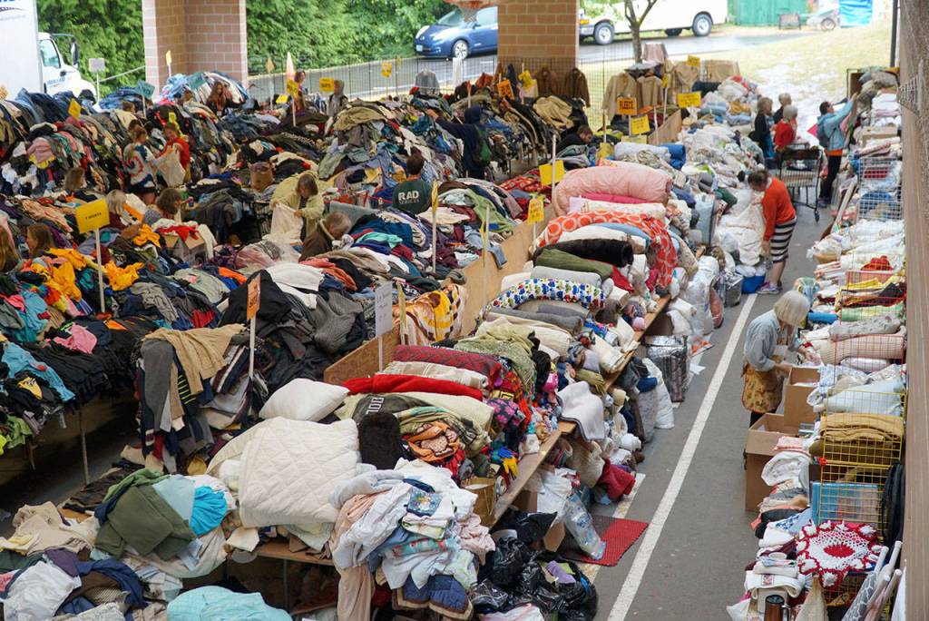 A peek before the preview: A look behind-the-scenes at the annual BI Rotary Auction and Rummage Sale - Part I | Photo gallery