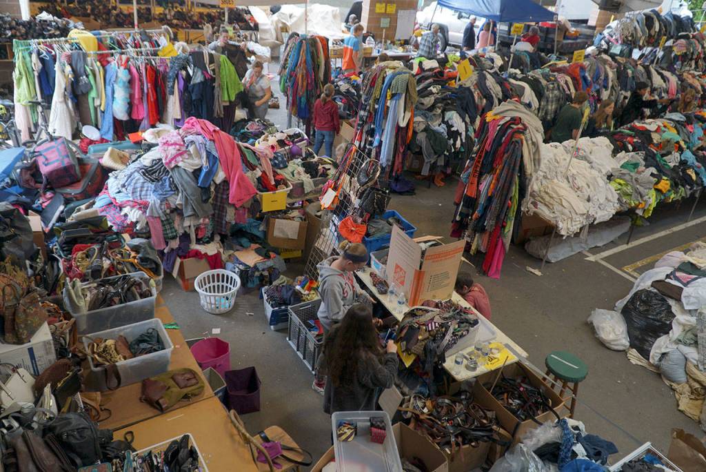 A peek before the preview: A look behind-the-scenes at the annual BI Rotary Auction and Rummage Sale - Part I | Photo gallery