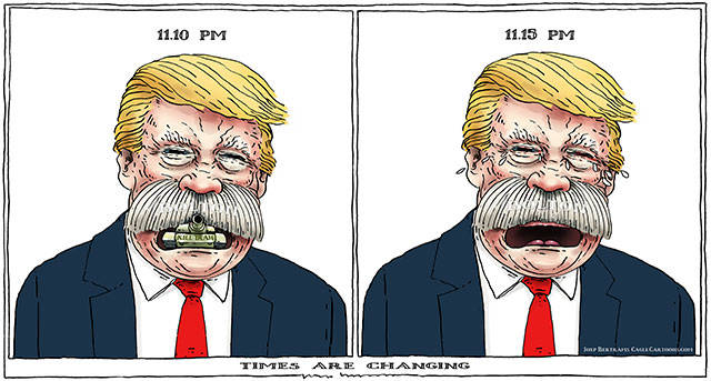 Trump’s 127th week in office | In cartoons