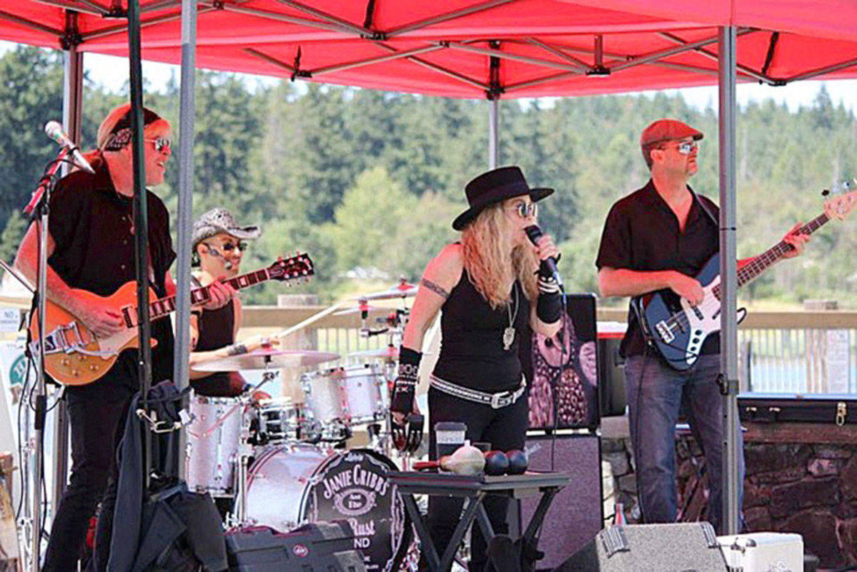 Janie Cribbs and the T.Rust Band, a local favorite, will perform at the Second Annual Bluesberry Festival on Whidbey Island on July 27.