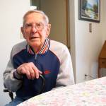 Luciano Marano | Bainbridge Island Review - John Q. Adams, 95, a longtime Bainbridge Island resident, worked for the Boeing Company in support of many iconic jet programs, including the Saturn V rocket, which propelled both NASAs Apollo and Skylab programs into space.