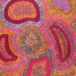 Australian dot paintings on display at Jeffrey Moose Gallery