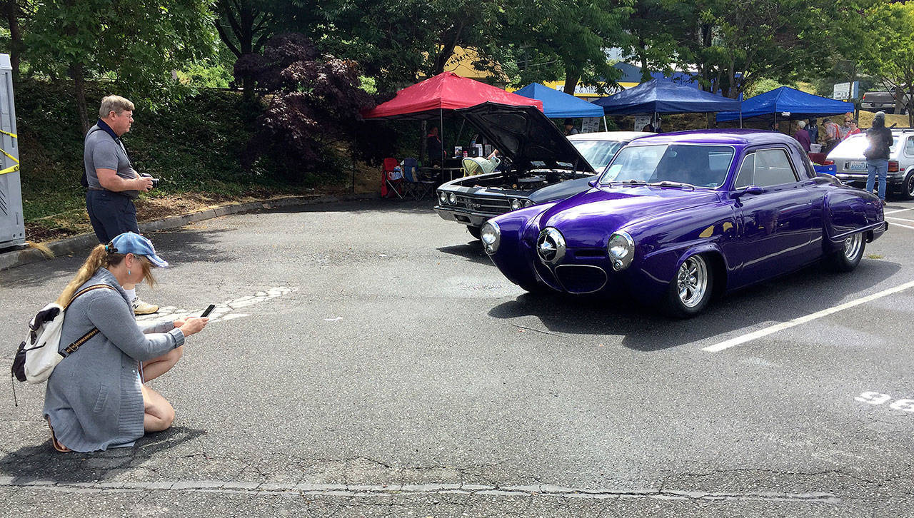 Classic cars of just about every make, model and color will be on display at the Port Orchard waterfront during the CRUZ Car Show on Sunday. (Bob Smith | Kitsap Daily News 2017)