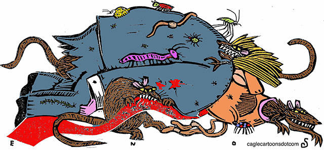 Trump’s 132nd week in office | In cartoons