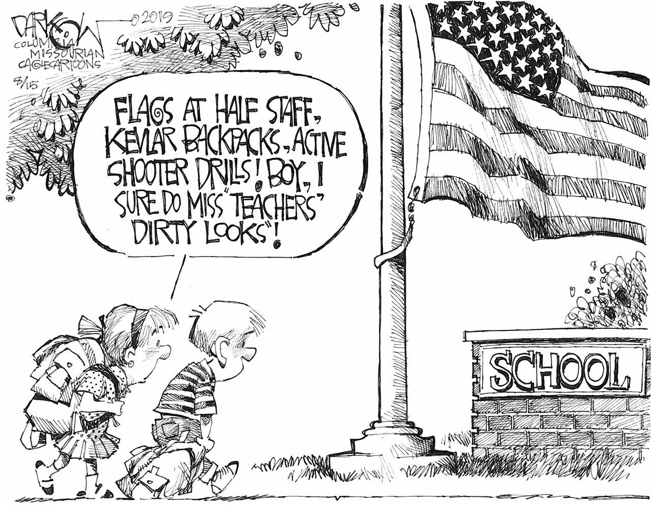 Today’s cartoon for Tuesday, Aug. 20