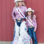 Georgia Lieb and Kaia Whishant are Kitsap Stampede and Rodeo royalty. (Photo courtesy Danise Barnes)