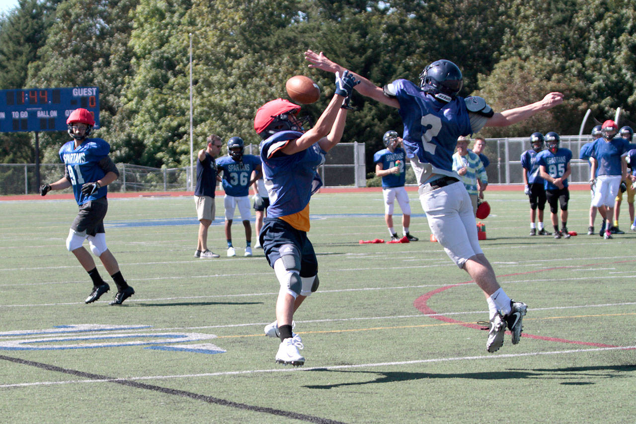 Luciano Marano | Bainbridge Island Review - The Spartans officially returned to the field for preseason practices recently, and are set to play their first game at home on Friday, Sept. 6.
