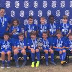 Photo courtesy of Bainbridge Island Football Club | Bainbridge Island Football Club team B09 Blue were crowned champions, winning 2-1 against Kitsap Alliance B09, at the recent Island Cup tournament.