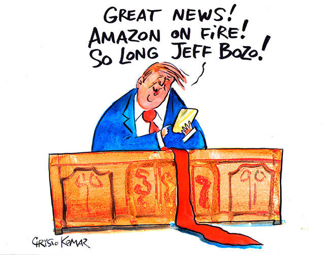 Trump’s 135th week in office | In cartoons