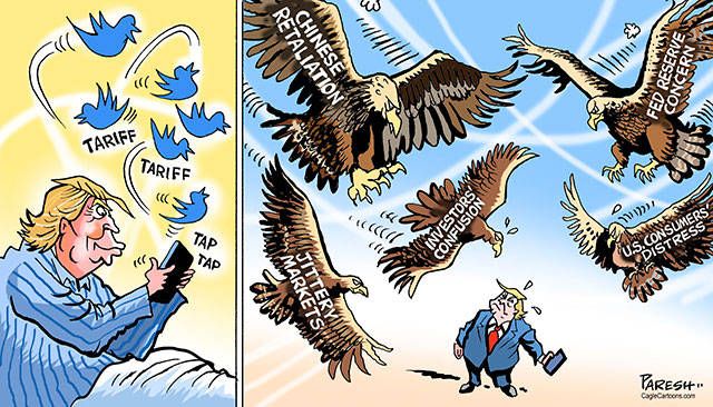 Trump’s 136th week in office | In cartoons