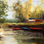 Island plein air artist presents landscapes at Bainbridge Public Library
