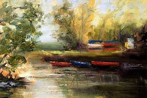Island plein air artist presents landscapes at Bainbridge Public Library