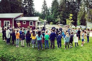 Students gather to call for peace