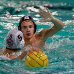Slippery Spartans score Senior Night water polo win over Mercer rivals