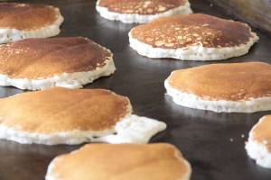 Pancake feed benefits wrestlers