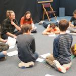 Stolen signs, poor parking, deception and intrigue: Fact-based Bainbridge-set noir on stage in Theatre School’s Fall Play Fest