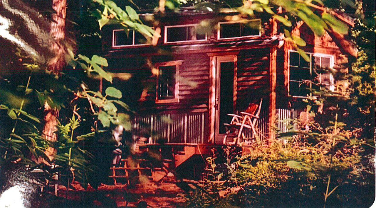 This photograph of a tiny home on the property owned by Councilwoman Rasham Nassar and her husband, Trenton Gibbons, was included with a code compliance complaint made against the couple in June that alleged a lack of permits. Nassar and Gibbons said the person who took the photo trespassed on their land; the city employee who submitted the photo with the complaint said no trespassing occurred. The tiny home has since been removed from the property. (Photo courtesy of the city of Bainbridge Island)