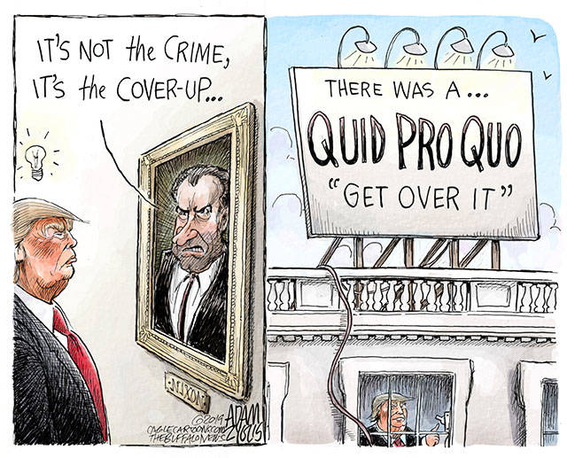 Trump’s 144th week in office | In cartoons