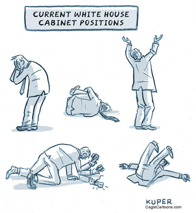 Trump’s 144th week in office | In cartoons