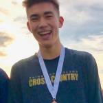 Photo courtesy of Anne Howard Lindquist | Bainbridge High School junior harrier Sean Westerhout flew past his week-old 5K personal record, racing to an 11th-place finish in the 3A State Cross Country Championship on Nov. 9.