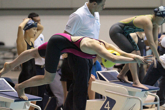 Spartan girls swimming & diving team at State | Photo gallery