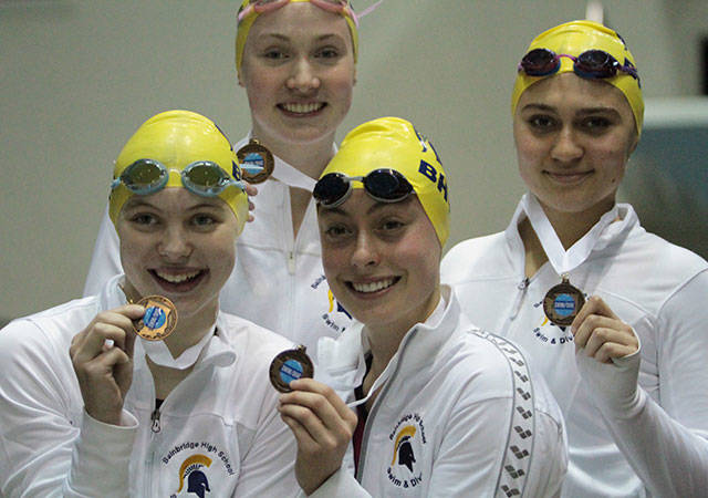 Spartan girls swimming & diving team at State | Photo gallery