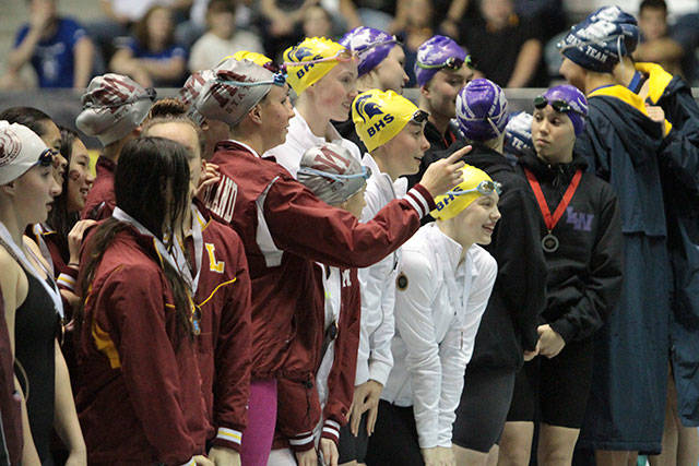 Spartan girls swimming & diving team at State | Photo gallery