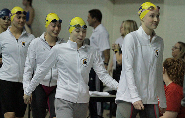 Spartan girls swimming & diving team at State | Photo gallery