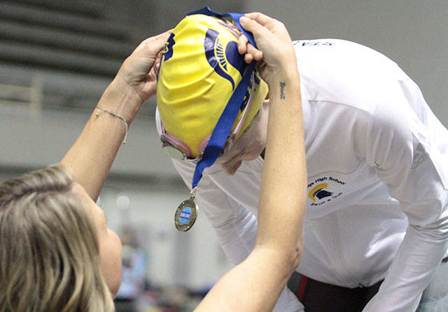 Spartan girls swimming & diving team at State | Photo gallery