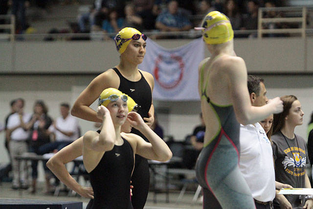 Spartan girls swimming & diving team at State | Photo gallery
