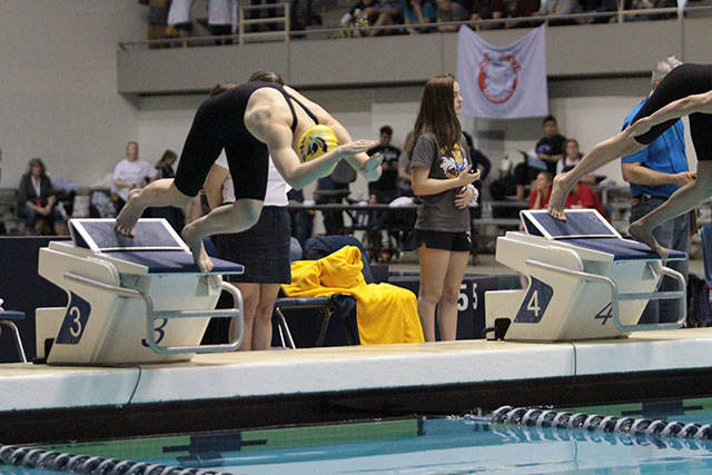 Spartan girls swimming & diving team at State | Photo gallery