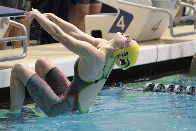 Spartan girls swimming & diving team at State | Photo gallery
