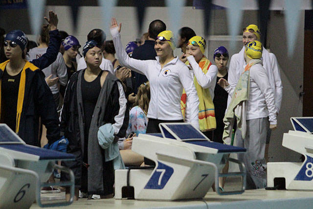 Spartan girls swimming & diving team at State, Part II | Photo gallery
