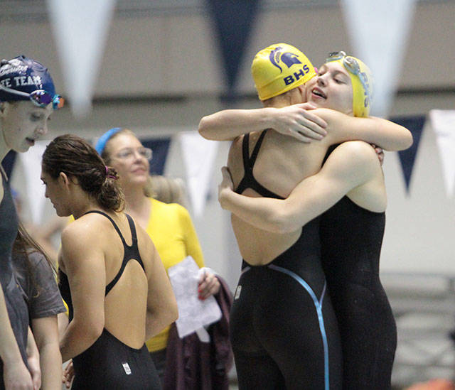 Spartan girls swimming & diving team at State, Part II | Photo gallery