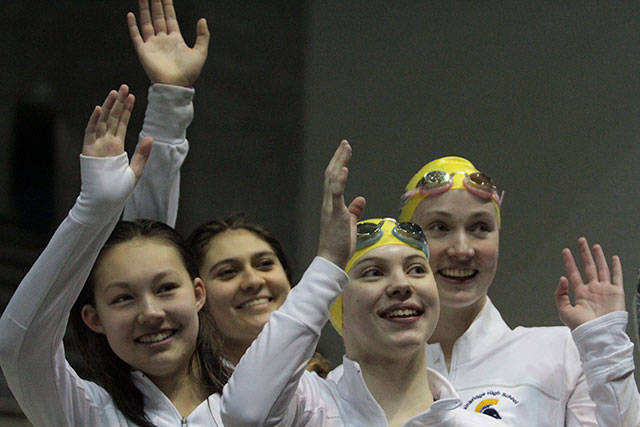 Spartan girls swimming & diving team at State, Part II | Photo gallery