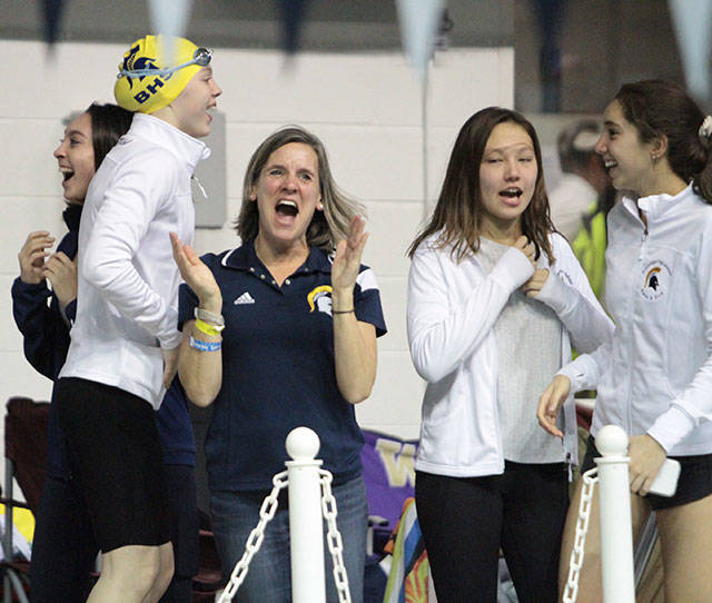 Spartan girls swimming & diving team at State, Part III | Photo gallery