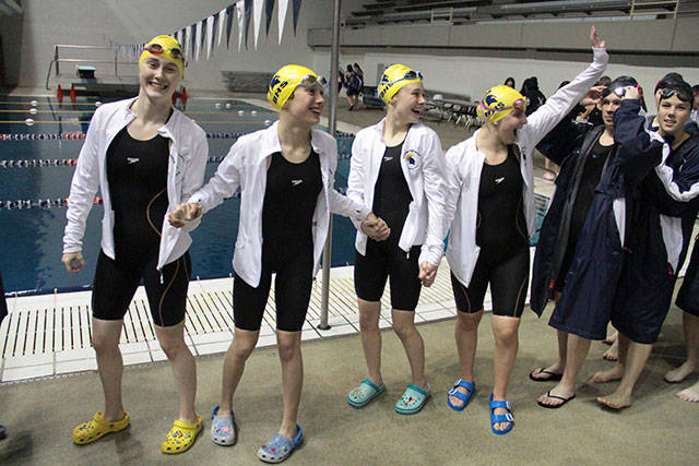 Spartan girls swimming & diving team at State, Part III | Photo gallery