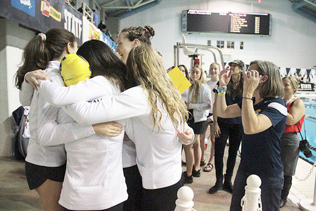Spartan girls swimming & diving team at State, Part III | Photo gallery