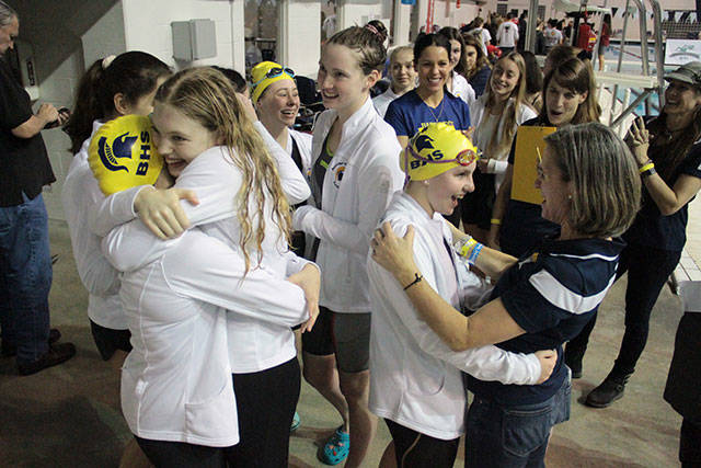 Spartan girls swimming & diving team at State, Part III | Photo gallery