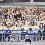 A large crowd came out for this years LAX Under The Lights program. (Photo courtesy of Bainbridge Island Girls Lacrosse)