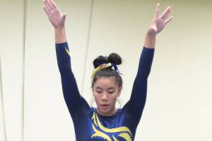 Bainbridge girls win in gymnastics