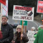 Trump impeachment rally draws big crowd | Photo gallery